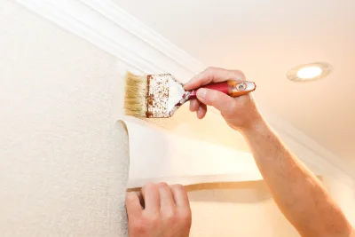 Pose de papier peint à Wailly-Beaucamp — revêtements muraux et toiles de verre